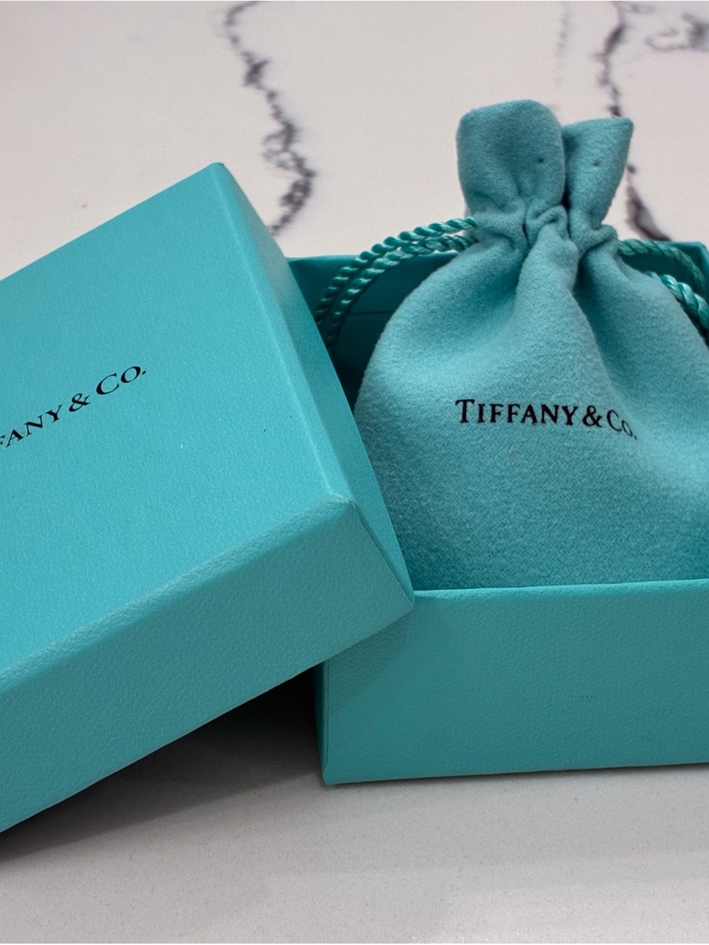 Tiffany & Co. pouch and box
